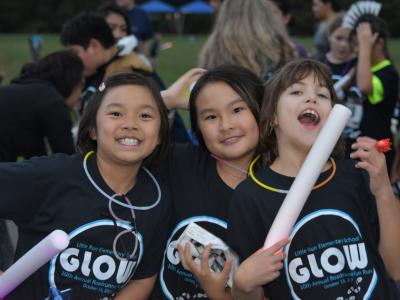 photo of kids with glow sticks