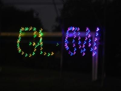 photo of the word glow